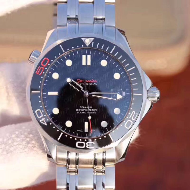 MKS廠  Omega 歐米茄 Seamaster Co-Axial 300M 007 五十周年紀念腕錶 212.30.36.20.51.001